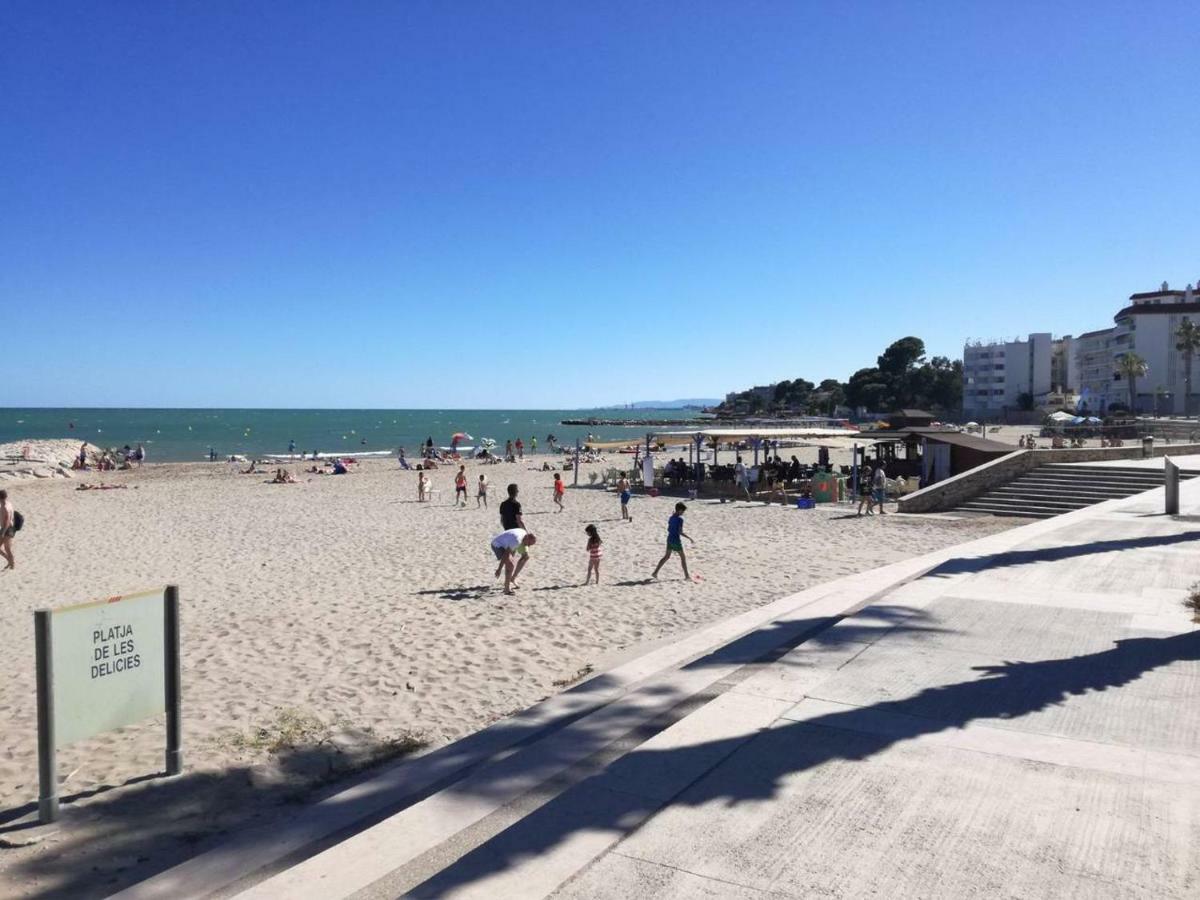 Atico Primer Linea De Mar Con Piscina En Ebrehogar Sant Carlos de la Ràpita Buitenkant foto