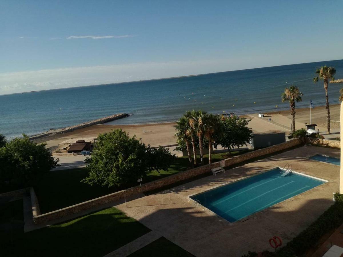 Atico Primer Linea De Mar Con Piscina En Ebrehogar Sant Carlos de la Ràpita Buitenkant foto